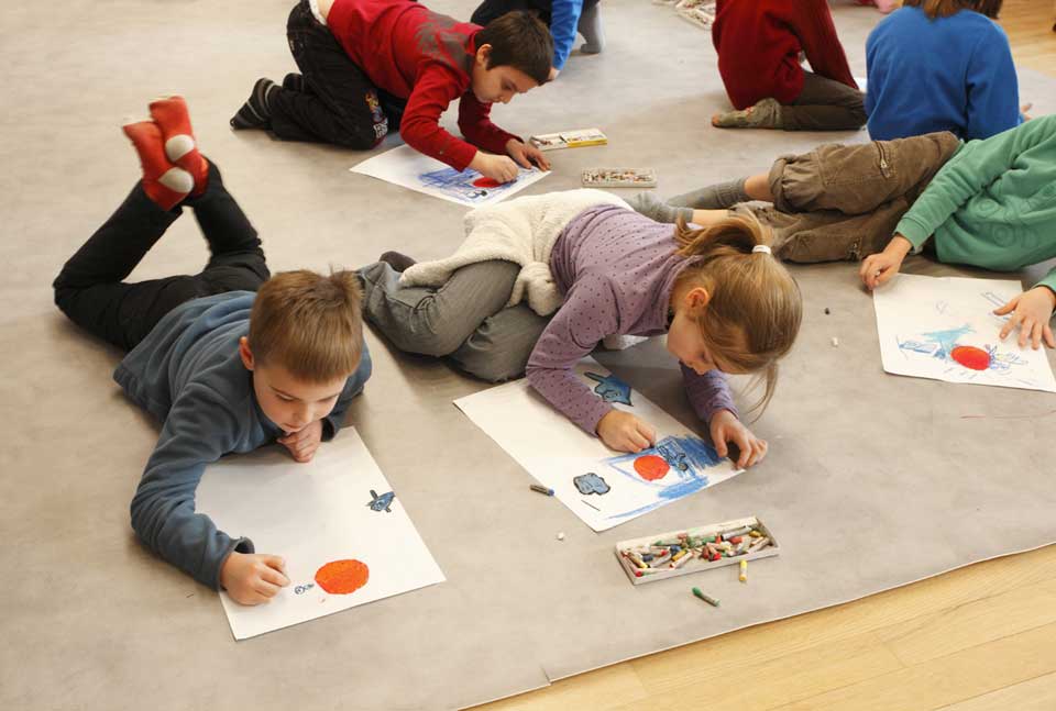 Musée de l'Abbaye Saint-Claude Scolaires
Visite  atelier de lexposition Copy Cat